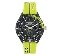 Aston Martin Orologio analogico al quarzo AM Formula 1 MTFP1 silicone, giallo., cinghia