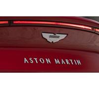 ASTON MARTIN Posteriore 'Scritta' Distintivo - Cromo - Grande - Vantage,DB11,Dbs