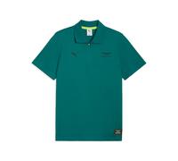 Aston Martin Puma Polo Maglia Green Lux Cotone ARAMCO F1 TEAM Mezza zip 2026