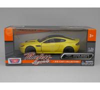 MotorMax Scala 1/24 Modello Metallo 79322 Aston Martin V12 Vantage S - Giallo/Oro