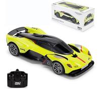 Aston Martin Valkyrie AMR Pro - Auto telecomandata, scala 1:24, licenza ufficiale, verde lime, perfetta per ragazzi e ragazze