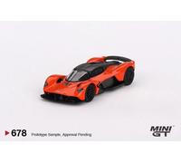 Aston Martin Valkyrie Arancione Massimo LHD Mini GT In Scala 1:64 00678L