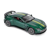 Aston Martin Vantage V12 1:24 Scale Die-Cast Model Car - Green | Detailed Collectors Edition Diecast | Official Licensed Product