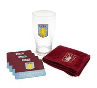 Aston Villa FC Marchio Denominativo Bicchiere da Birra Set (SG20595)