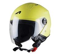 Astone Helmets - MINIJET monocolor - Casque jet - Casque jet urbain - Casque moto et scooter compact - Coque en polycarbonate - Lemon XL