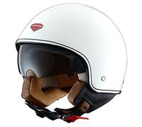 Astone Helmets - Minijet rétro - Casque jet rétro - Casque de moto vintage - Casque café racer- Casque en polycarbonate - gloss white S