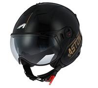 Astone Helmets - MINIJET S SPORT COOPER graphic - Casque jet compact - Casque de moto look sport - Casque de scooter mixte - Casque en polycarbonate - black/gold XXL