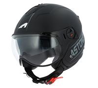Astone Helmets - MINIJET S SPORT COOPER graphic - Casque jet compact - Casque de moto look sport - Casque de scooter mixte - Casque en polycarbonate - black/grey S