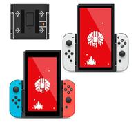 ASTONEY Interruttore in modalità ritratto Flip Grip palmare compatibile con Nintendo Switch OLED, orientamento in modalità verticale Funziona con Joy-con Grips Stand