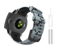 Astorgos 1Pack Sport Watch Band compatibile con Garmin Instinct Esports/Solar/Tactical/Tide Military Watch/Instinct 2 Sports GPS, cinturino di ricambio in silicone morbido da polso, Mosaico Mimetico