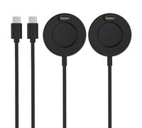 Astorgos 2 Pack Caricatore Compatibile con Orologio Garmin, USB-C, Nero | Compatibile con Garmin Vivoactive 6/5,Fenix 9/9 Pro/8/7/6/5,Forerunner 970/570,Instinct, Venu, Cavo di Ricarica Magnetico 1 m