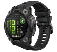Astorgos 22 Millimetri in Gomma Sport Cinturino di Ricambio Compatibile con Garmin Instinct 3 Solar 45mm/Instinct 3 Amoled 45mm, Impermeabile Watch Band Traspirante Cinturino, Nero Notte
