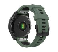 Astorgos 22 mm Cinturino Dell'orologio Compatibile con Garmin Fenix 7/7 Pro/6/6 Pro/5/5 Plus/Forerunner 965/955/945/Instinct Solar/Instinct 2, Cinturino Sgancio Rapido Braccialetto, Verde Scuro&Nero