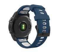 Astorgos 22 mm Cinturino Dell'orologio Compatibile con Garmin Fenix 7/7 Pro/6/6 Pro/5/5 Plus/Forerunner 965/955/945/Instinct Solar/Instinct 2, Cinturino Sgancio Rapido Braccialetto, Blu/Bianco