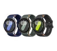 Astorgos 3 Pezzi Cinturini Sportivi Compatibile con Samsung Galaxy Watch 7 FE 6 5 4 40mm 44mm, Cinturino in Silicone Morbido per Galaxy Watch 6 4 Classic 43mm 47mm/5 Pro 45mm Donna Uomo, N/BN/VM