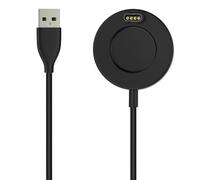 Astorgos Caricatore Compatibile con Orologio Garmin, Cavo USB-A, Nero