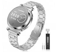 Astorgos Cinturino in Acciaio Inossidabile Compatibile con Lily 2/Lily 2 Active, Cinturino Sportivo in Metallo a Sgancio Rapido Leggero e Regolabile per Uomini e Donne, Argento