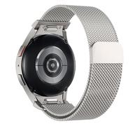 Astorgos Cinturino in Metallo Compatibile con Samsung Galaxy Watch 7 FE 6 5 4 40mm 44mm/Watch 6 4 Classic 43mm 47mm 42mm 46mm/Watch 5 Pro 45mm, Cinturino Magnetico in Maglia Milanese, Luce stellare