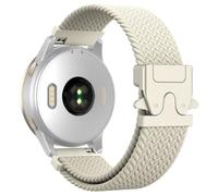 Astorgos Cinturino in Nylon Intrecciato Compatibile con Garmin Venu 4 41mm/3S/2S; Forerunner 265S/255S; Vivoactive 4S/Vivomove 3S, 18 mm Cinturino Sportivo Elastico Fibbia Paracadute,Agt/Luce Stellare