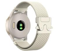 Astorgos Cinturino in Nylon Intrecciato Compatibile con Garmin vivoactive 6/5/3, Forerunner 55/245/645/570 42mm, Garmin Venu, 20 mm Cinturino Sportivo Elastico Fibbia Paracadute Donne Uomini,At/Stella