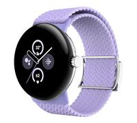 Astorgos Cinturino Intrecciato Compatibile con Google Pixel Watch 3 41mm/Pixel Watch 2/Pixel Watch, Cinturino Sportivo in Nylon Elastico con Chiusura Magnetica per Donna Uomo, Lavanda