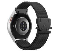 Astorgos Cinturino Intrecciato per Samsung Galaxy Watch 7 6 5 4 FE 40mm 44mm/6 4 Classic 43mm 47mm 42mm 46mm/5 Pro 45mm/3 41mm/Active 2, 20mm Cinturino Sportivo in Nylon Elastico per Uomo Donna, Nero