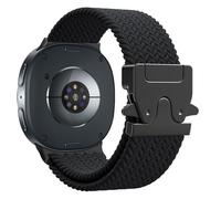 Astorgos Cinturino Intrecciato per Samsung Galaxy Watch 8 Cinturino 40mm 44mm/Galaxy Watch 8 Classic 46mm, Elastico Tessuto Nylon Sportivo Strap per Donna Uomo, Nero