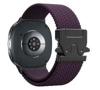 Astorgos Cinturino Intrecciato per Samsung Galaxy Watch 8 Cinturino 40mm 44mm/Galaxy Watch 8 Classic 46mm, Elastico Tessuto Nylon Sportivo Strap per Donna Uomo, Viola