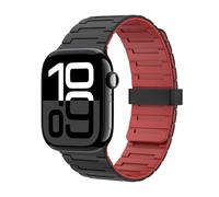 Astorgos Cinturino Magnetico Compatibile con Apple Watch Ultra 3/2/1 49mm,S11/S10 46mm,9/8/7 45mm,SE3/SE2/SE/6/5/4 44mm,3/2/1 42mm,Regolabile Cinturino in Silicone Morbido,Collegamento Magnetico, N/R