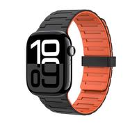 Astorgos Cinturino Magnetico Compatibile con Apple Watch Ultra 3/2/1 49mm,S11/S10 46mm,9/8/7 45mm,SE3/SE2/SE/6/5/4 44mm,3/2/1 42mm,Regolabile Cinturino in Silicone Morbido,Collegamento Magnetico,N/A