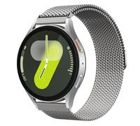 Astorgos Loop Maglia Milanese per Samsung Galaxy Watch 7 6 5 4 FE 40mm 44mm/6 4 Classic 43mm 47mm 42mm 46mm/5 Pro 45mm, 20mm Cinturino Regolabile in Acciaio Inossidabile per Uomo Donna, Grigio Titanio