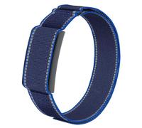 Astorgos Nylon Sport Band Compatibile con Amazfit Helio Strap, Fascia Bicipite Regolabile per Helio Fitness Tracker Fascia da Braccio di Ricambio Traspirante per la Corsa, Blu Brillante con Copertura