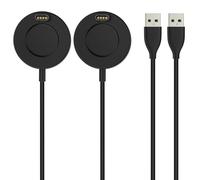 Astorgos per Caricatore Garmin per Orologi Compatibile con Garmin Vivoactive 6/5, Fenix 8/7/6/5, Forerunner 970/570/265, Instinct, Venu 4/3s, Dock di Ricarica con Cavo USB-A da 3.3 ft/1 m -2Pack, Nero