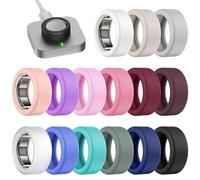 Astorgos Set da 15 Coprianelli in Silicone Compatibili con Oura Ring Gen 4/4 Ceramic/3, Accessori Protettivi Ultrasottili e Antigraffio Compatibili con Samsung Galaxy Ring/Ultrahuman Air/RingConn