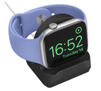 Astorgos Supporto per Caricatore Compatibile Apple Watch Ultra2/Ultra/SE2/Series 10/9/8/7/6/5/4/3/2/1,Supporto di Ricarica in Silicone per iWatch Series 49mm/46mm/45mm/44mm/42mm/41mm/40mm/38mm, Nero