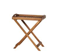 Astoria Vassoio Con Standbeinen 60x40x70 CM Oleato Legno di Acacia Natura Tavolo