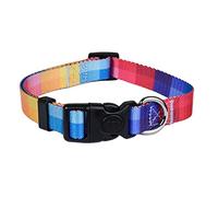 ASTORPET Collare per cani, regolabile, morbido e resistente, fibbia con chiusura di sicurezza, cucciolo o cane extra piccolo, taglia XS, modello Gemelli