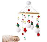astound Sonaglio giocattolo per auto, simpatico pupazzo di neve, giocattolo da appendere con campanelle, giocattolo sensoriale per bambini, per bambini, ragazzi, ragazze