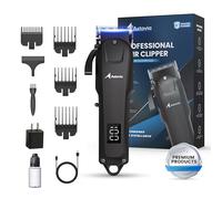 Astovia Tagliacapelli professionale senza fili da uomo, motore da 7.000 giri/min, lame regolabili Zero Gap, display a LED, funzionamento silenzioso e ricaricabile tramite USB, kit per la cura del
