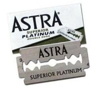 100 lamette da barba in platino Astra superior