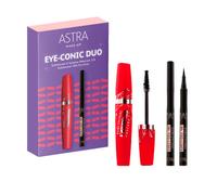 Astra Make-Up Set Trucco Eye-Conic Duo Mascara Occhi Subliminal X Volume Nero 2.0 e Eyeliner Subliminal 16H Pro-Liner Nero Intenso