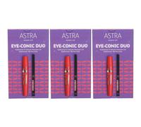 Astra Makeup Kit Regalo Eye Conic Duo Combo Occhi Matita + Mascara 3x1