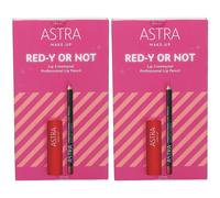 Astra Makeup Kit Regalo Read-Y Or Not Combo Labbra Rossetto + Matita L