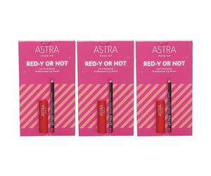 Astra Makeup Kit Regalo Read-Y Or Not Combo Labbra Rossetto + Matita L