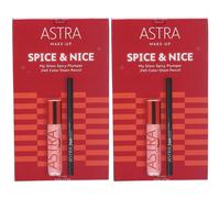 Astra Makeup Kit Regalo Spice & Nice Matita Occhi + Lucidalabbra 2x1 S