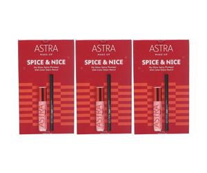 Astra Makeup Kit Regalo Spice & Nice Matita Occhi + Lucidalabbra 3x1 S