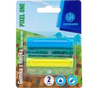 ASTRA righello con gomma 2in1 Pixel One 5 cm (2 pz)