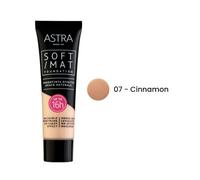 Astra SOFT MAT FOUNDATION Fondotinta Effetto Opaco Naturale 30ml 07 Cinnamon