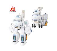 (Astra) Super Wings 7" Robot serie 2" Transform Robot Mini Action Figure Giocattolo Trasformabile Carrello Elevatore