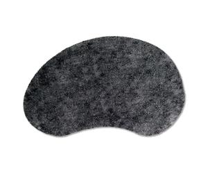 Astra Tappeto morbido e soffice - Pure & Soft - Rene grigio scuro 62x92cm - Tappeto da cucina lavabile per interni - Tappeto per porte resistenti - Tappeto